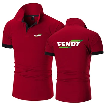 FENDT 2023 Vasaros stiliaus vyriški Polo Marškinėliai Sportwear Madinga T-shirt Asmenybės Spausdinimo trumparankoviai Atsitiktinis populiariausių Viršūnes