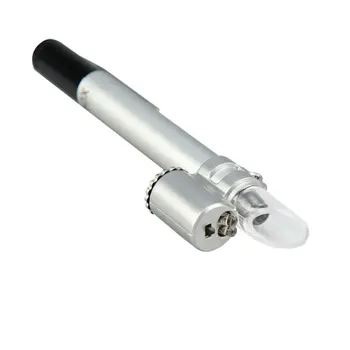 Kišeninis Mikroskopas 25x Portable LED Pen Mikroskopu MINI Kišeninis didinamasis stiklas, Apšviečiami Papuošalai Didinamąjį Loupe