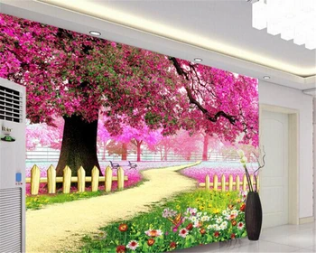 WELLYU Moderni klasika gražus elegantiškas tapetai šviežių romantiška mangrovių gėlių klajojo fone de papel parede tapety3D