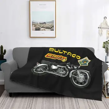 Bultaco Metralla Mk2 Motociklo 01 Antklodė Pliušas Patalynė Anti-Pilling Sofa Skirtos Namų Decotation