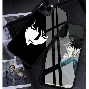 , Anime Death Note, L·Lawliet Telefono dėklas Guminis iPhone 12 11 Pro Max XS 8 7 6 6S Plus X 5S SE 2020 XR 12 Mini atveju