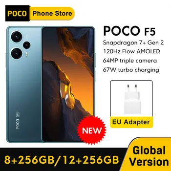 POCO F5 Pasaulio Versija 8GB 256 GB / 12 GB 256 GB Snapdragon 7+ Gen 2 6.67